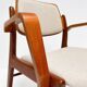 Ensemble de 4 chaises rembourrées Hartmut Lohmeyer pour Wilkhahn, années 1960.