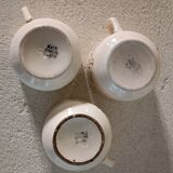 3 cups of Lunéville iron earth