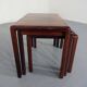 Danish Rosewood Nesting Tables, 1960s, Set of 3