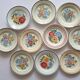 Set of 10 flower wall plates