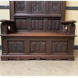 Antique - Impressive Neo-Gothic Chest Bench
