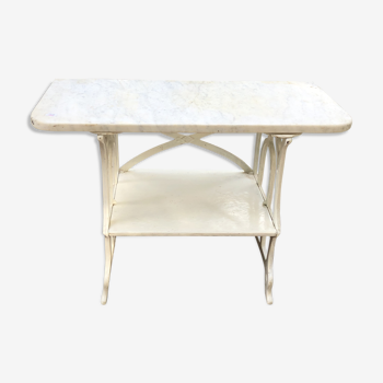 Service white marble tray