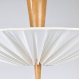 J.T. Kalmar Vienna „Dorn“ Midcentury Ceiling Lamp Flush Mount Uplight, 1950