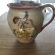 Stoneware pitcher with ice cube compartment vallauris