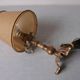 Bronze lamp and glass tassel
