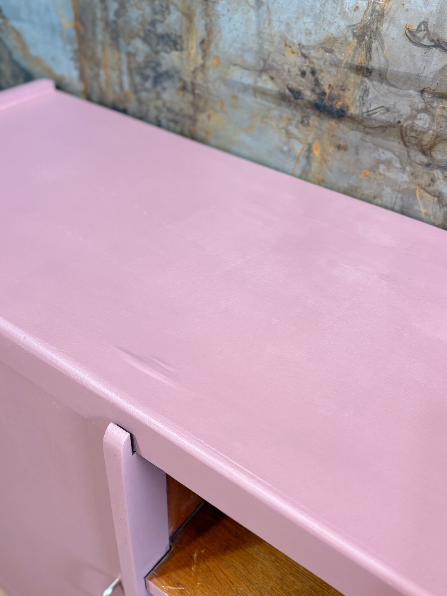 Commode années 50 rose mercerie