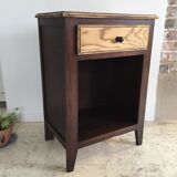 Vintage bedside tables legs compass