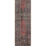 Vintage Turkish Oushak Rug Handwoven 68x361 cm