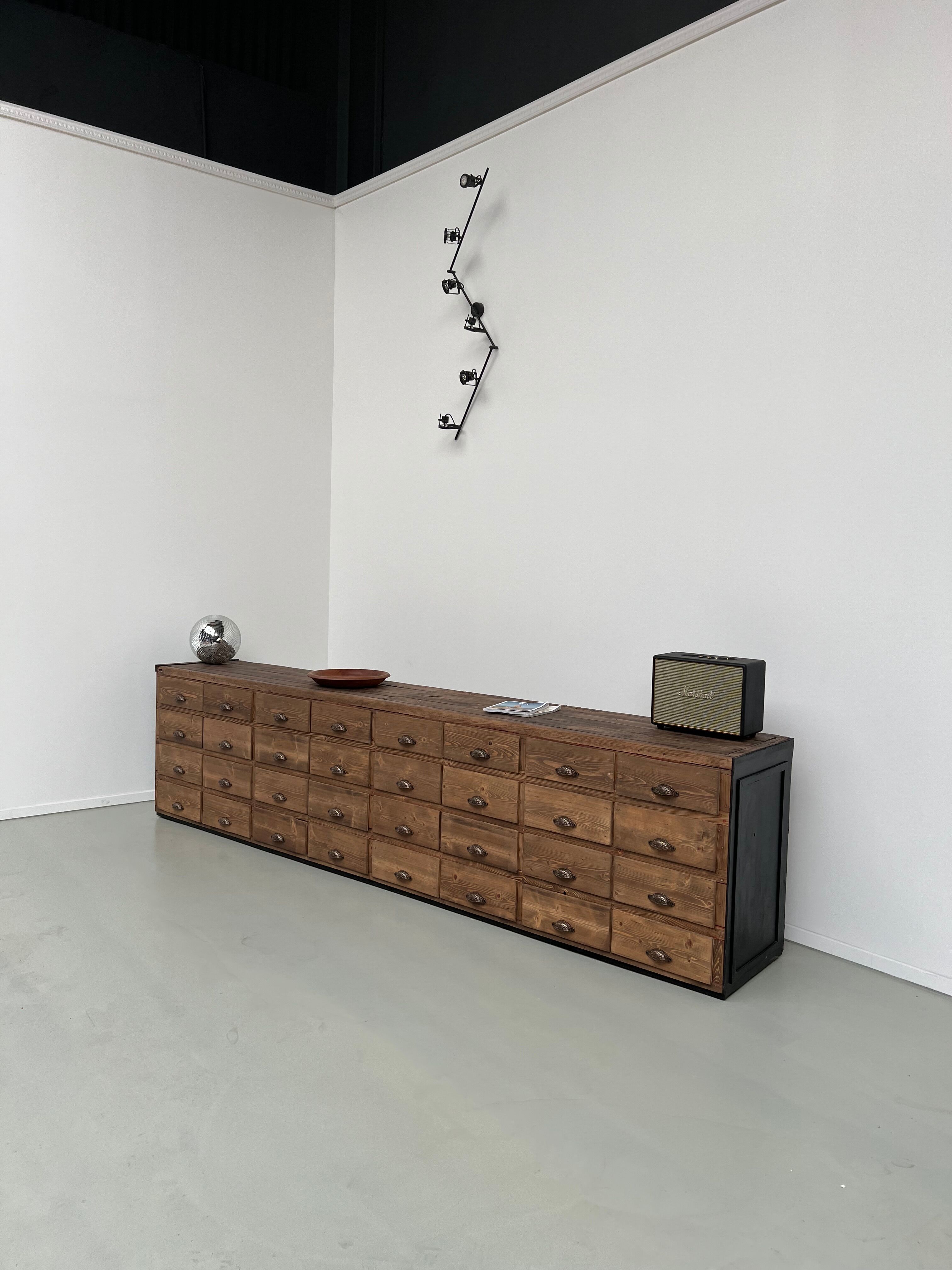 Very large craft furniture with 32 drawers