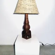 Lampe de table en grès par Pieter Groeneveldt, Pays-Bas, vers les années 1950.