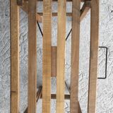 Folding wooden stool
