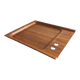 plateau en teck scandinave