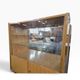 Vintage wooden display cabinet / multi-level display / bar furniture