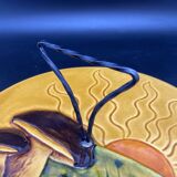 Vallauris mushroom pattern cheese board