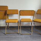 4 vintage Lafuma folding chairs