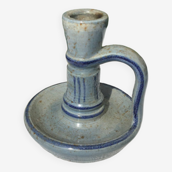 glazed ceramic hand candle holder