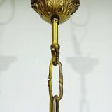 3-light bronze chandelier