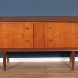 Retro Teak 1960s Homeworthy Chest Of Drawers TV Cabinet Sideboard