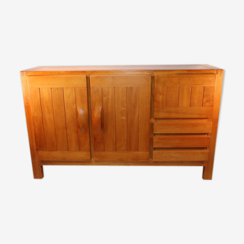 Vintage buffet Maison Regain in elm 1970