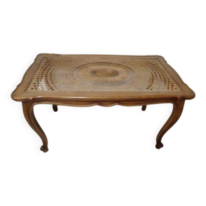 table basse en cannage