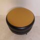 Vintage skai pouffe