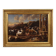 Great 18th century painting, pastoral scene with classical ruins