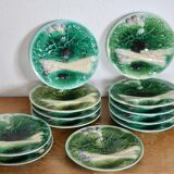 Set of twelve slurry plates