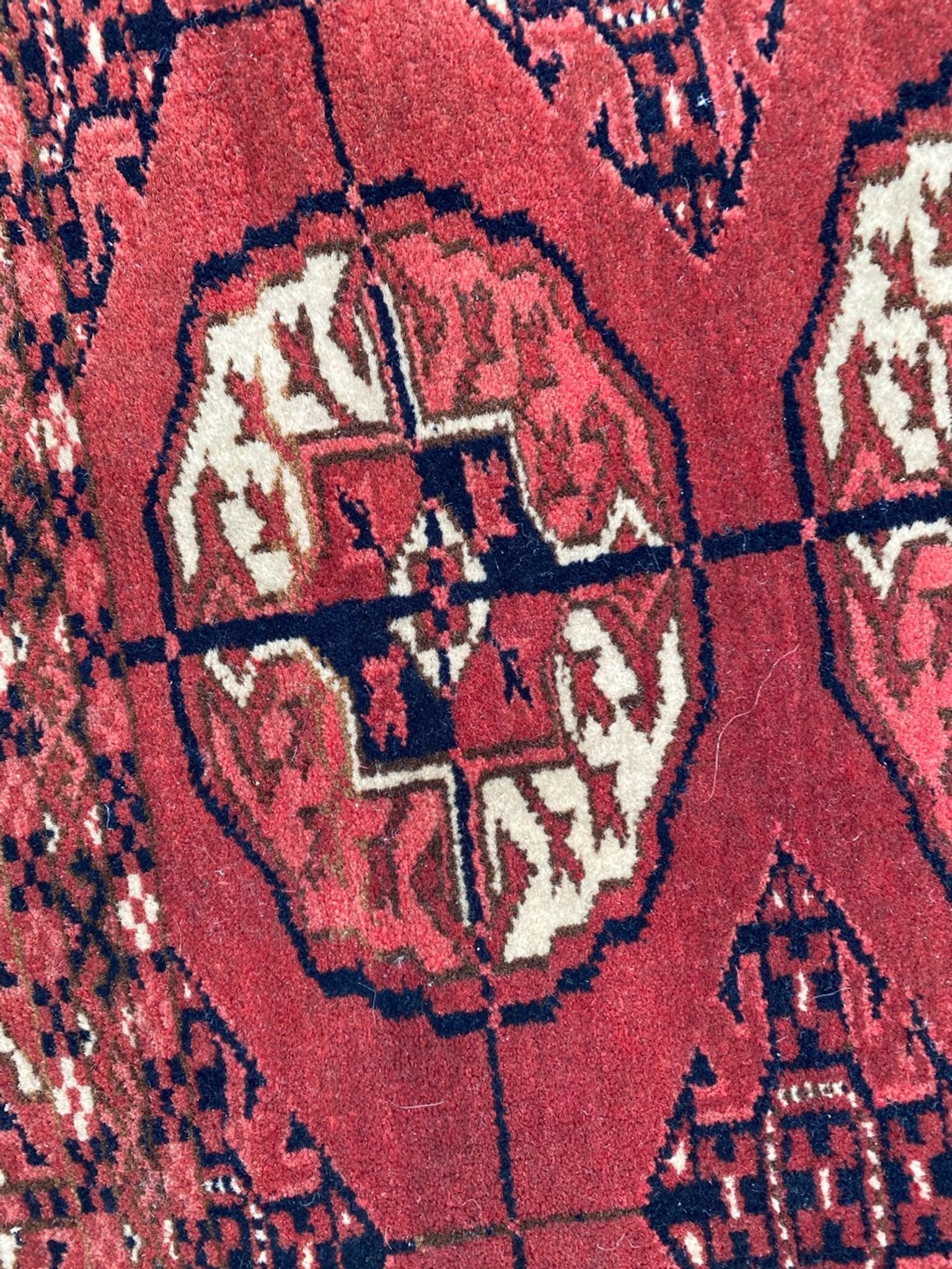 Carpet Turkmen bukhara Afghan 120x154 cm