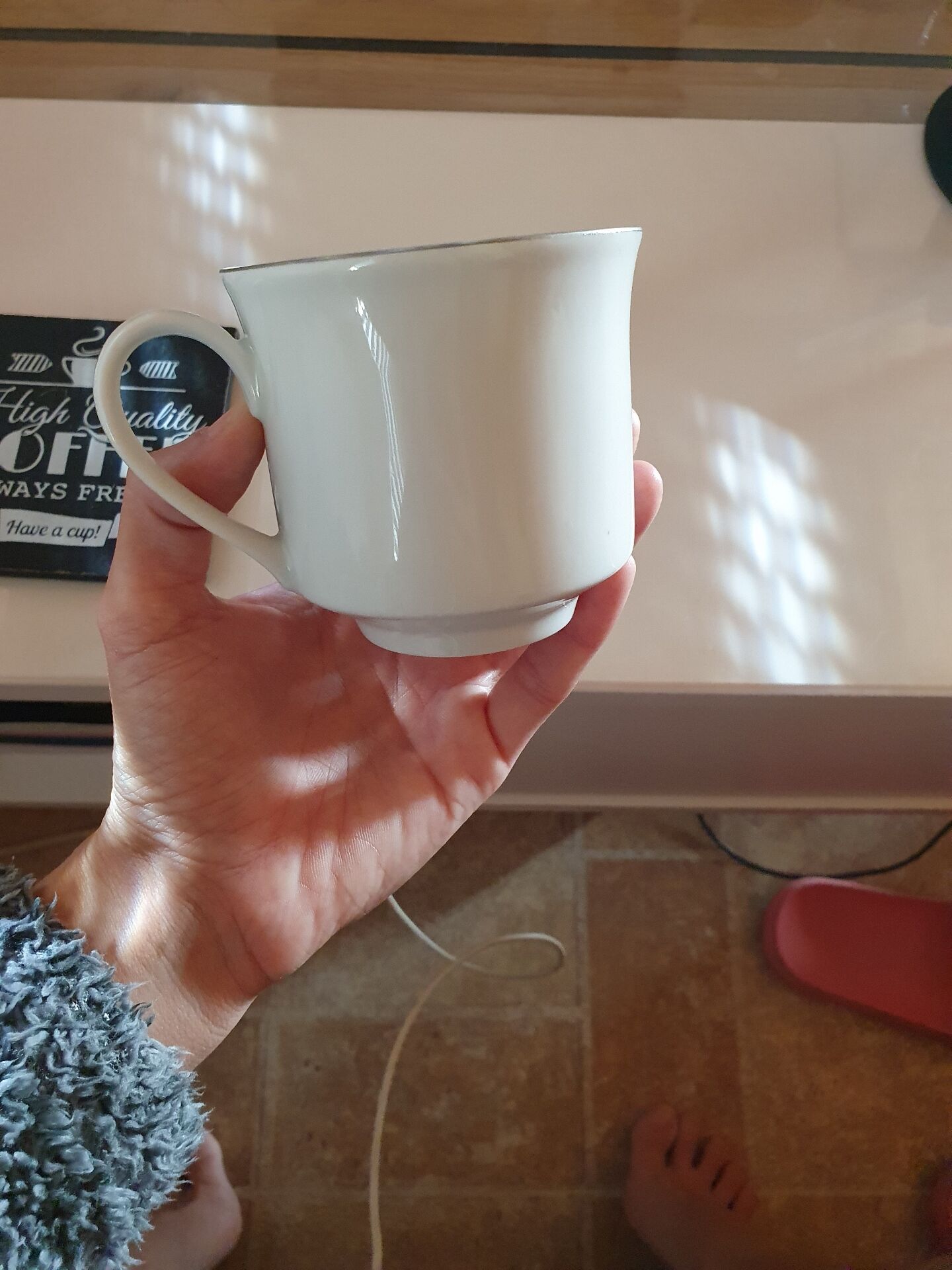 Gloria Bayreuth porcelain cup and saucer.