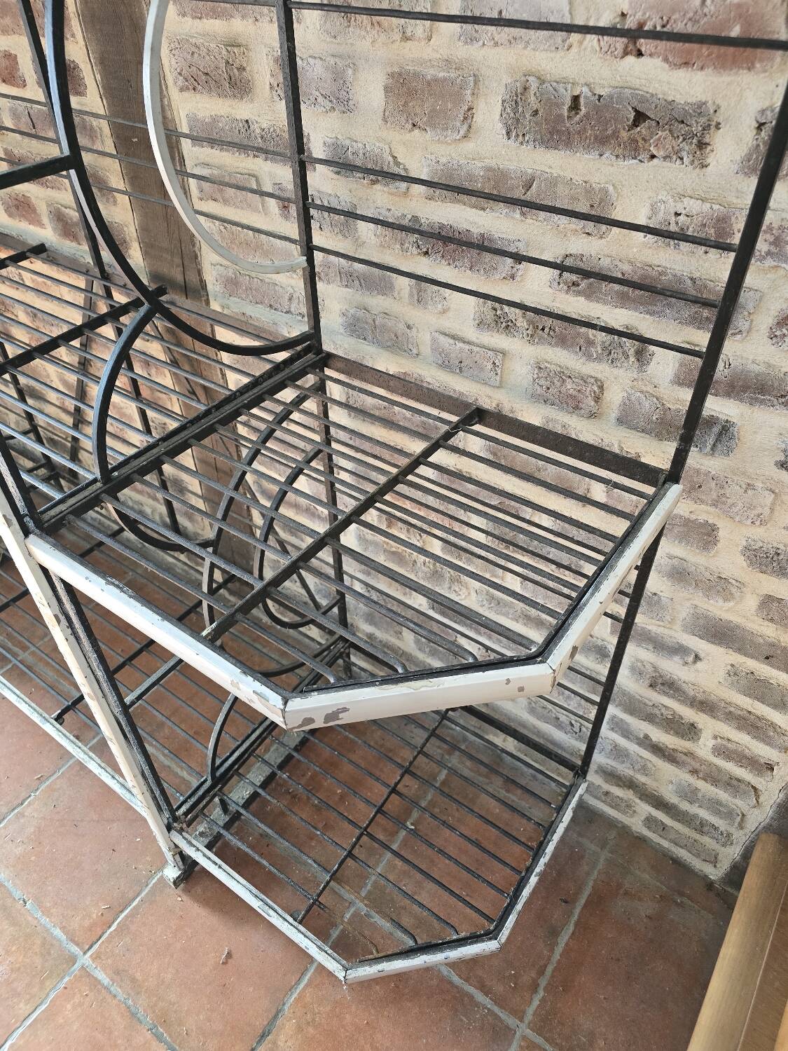 Art Deco Iron Bakery Shelf