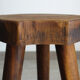Tabouret tripode art populaire vintage