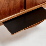 Mi-high teak sideboard, Jens Ærthøj Jensen & Tage Molholm, Denmark, 1960