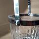 Vintage DArques Crystal Ice Bucket Diamond Tips