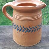 Glazed terracotta milk pot from Alsace