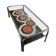 Ceramic coffee table chrome
