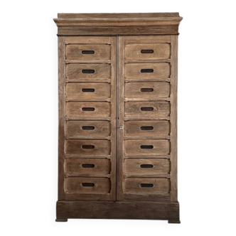 Old oak notary cabinet (renovated)