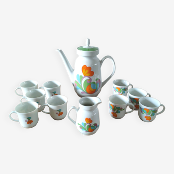 Bavaria porcelain coffee service design 70s