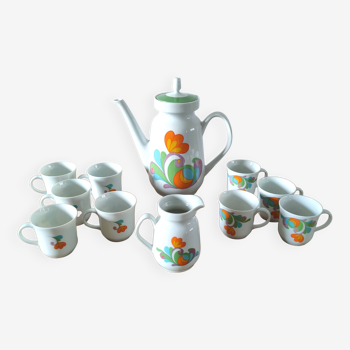 Service à café porcelaine Bavaria design années 70