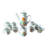 Service à café porcelaine Bavaria design années 70