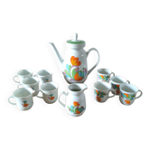 Service à café porcelaine Bavaria design années 70