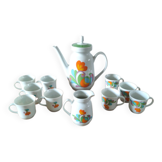 Bavaria porcelain coffee service design 70s