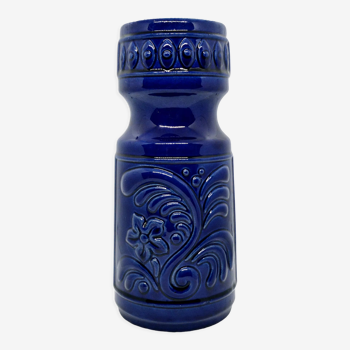 Vase en céramique rustique des années 1970 type 122-24, Scheurich Keramik, Allemagne,