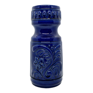 Vase en céramique rustique des années 1970 type 122-24, Scheurich Keramik, Allemagne,