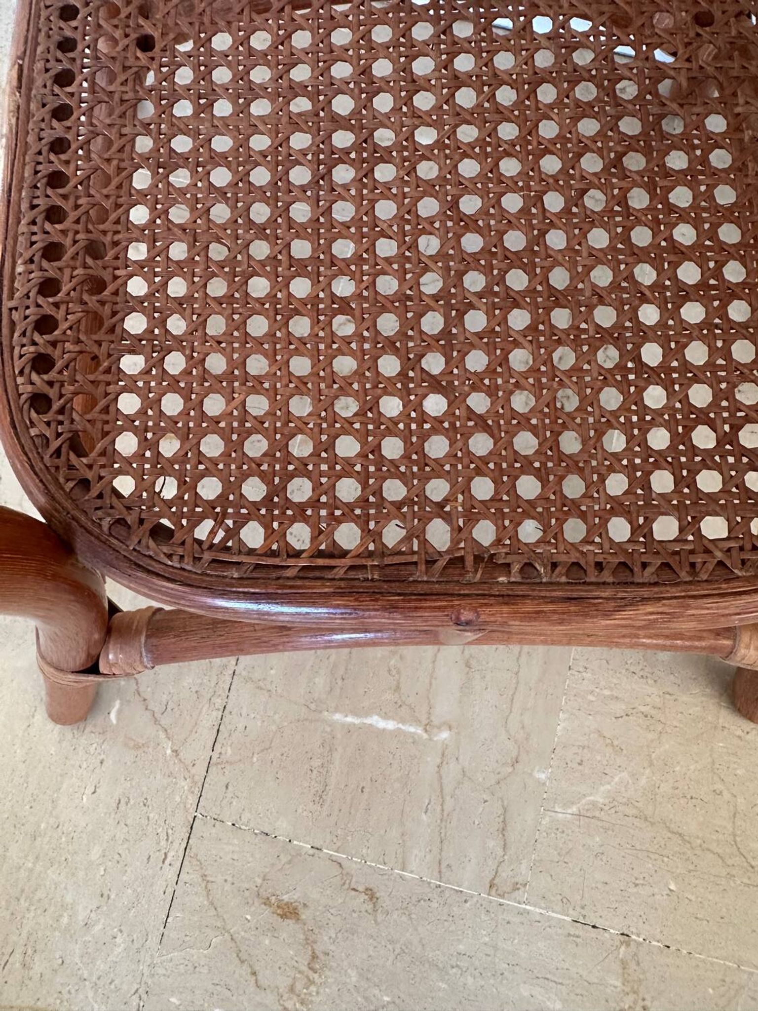 Rattan coffee table