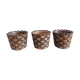 Suite of three cache pots imitation wicker braided by Emsa / vintage 60s-70s