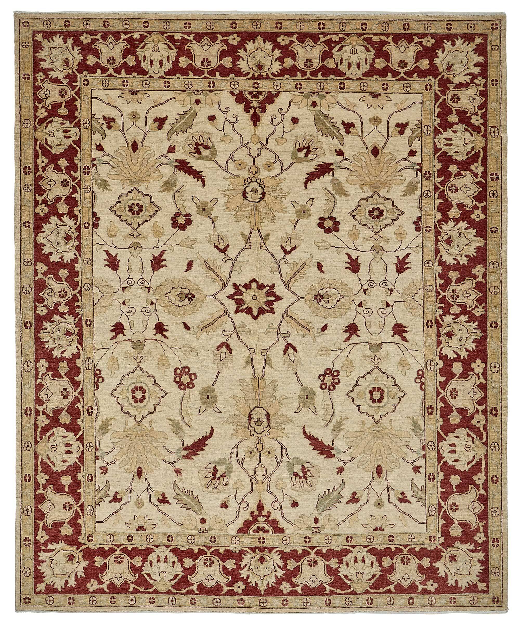 Turkish Handknotted Wool Oushak Rug 242 cm x 295 cm