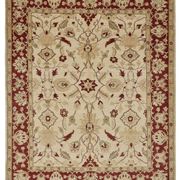 Tapis Oushak en laine noué à la main turc 242 cm x 295 cm