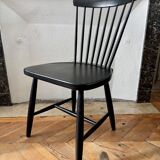 Pair of Swedish wooden chairs Swen Eric Fryklung 1950
