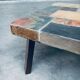 Brutalist Style Coffee Table in Slate Stone, 1970s