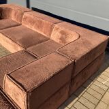 Cor trio Modular sofa Teddy chocolate brown, original fabric